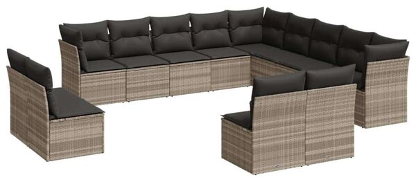VidaXL Polyrattan Kerti Ülőgarnitúra - 13 részes