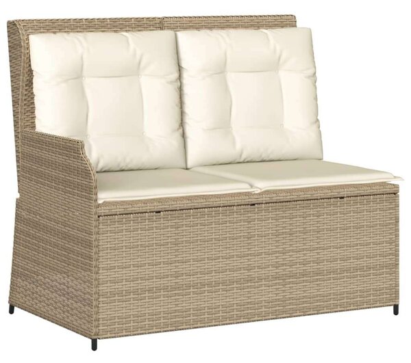 VidaXL Polyrattan Kerti Ülőgarnitúra - 5 részes - Bézs