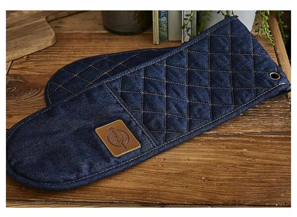 Oxford Denim pamut dupla edényfogó - Cooksmart ®