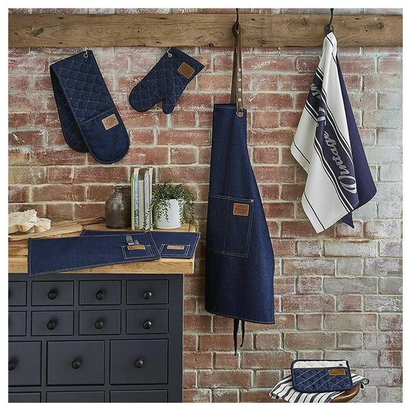 Oxford Denim pamut dupla edényfogó - Cooksmart ®