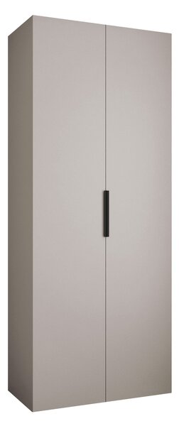Gardróbszekrény Hartford 572, Laminált forgácslap, 246x100x42cm, Kasmír, Fekete