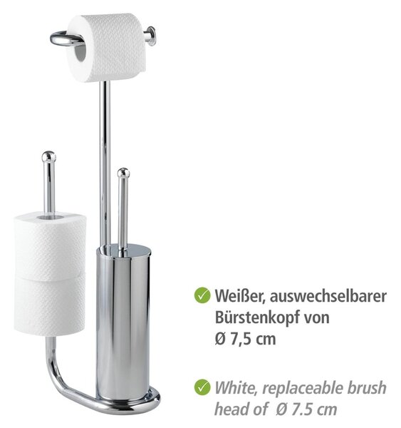 Universalo WC-papír és kefe tartó szett - Wenko