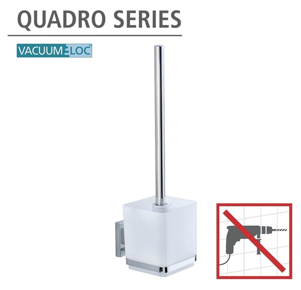 Vacuum-Loc öntapadós WC-kefe tartó, max. 33 kg - Wenko