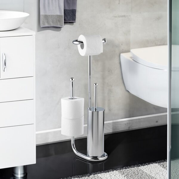 Universalo WC-papír és kefe tartó szett - Wenko