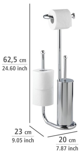 Universalo WC-papír és kefe tartó szett - Wenko