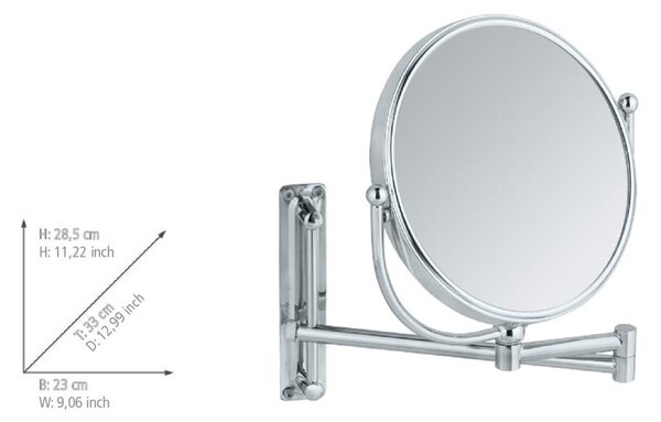 Kozmetikai tükör ø 19 cm Deluxe – Wenko
