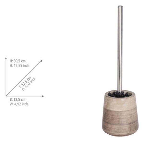 Pottery homokbarna WC-kefe - Wenko