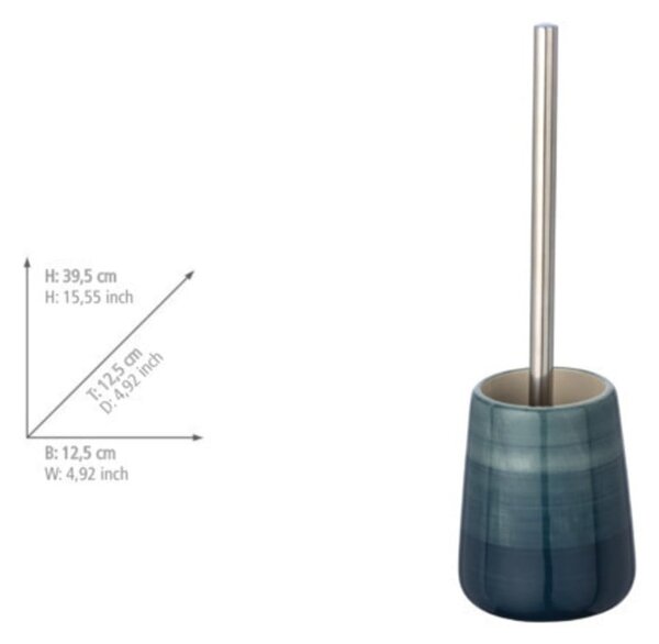 Pottery olajkék WC-kefe - Wenko