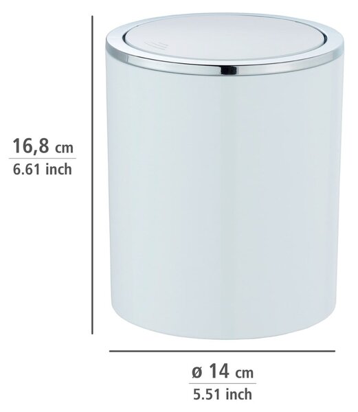 Inca fehér szemetes, 2 l - Wenko