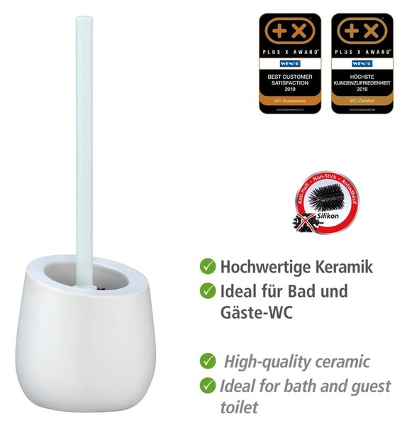 Badi fehér kerámia WC-kefe - Wenko