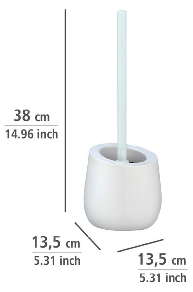 Badi fehér kerámia WC-kefe - Wenko