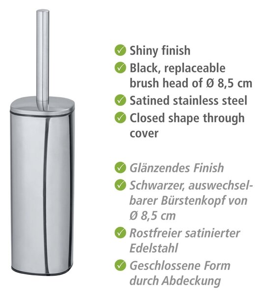 Alassia ezüstszínű wc-kefe - Wenko