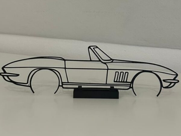 Chevrolet Corvette Convertible 1966 faldekoráció