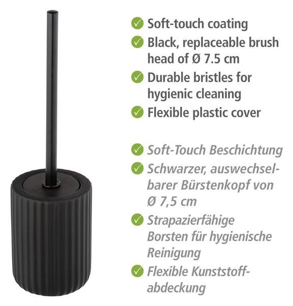 Belluno fekete wc-kefe - Wenko