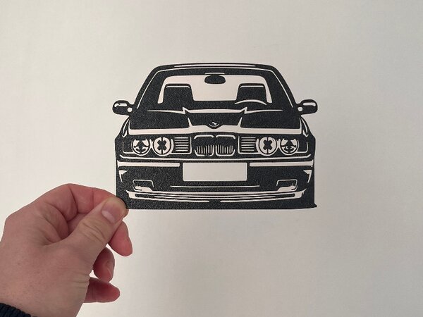 BMW E34 Front faldekoráció
