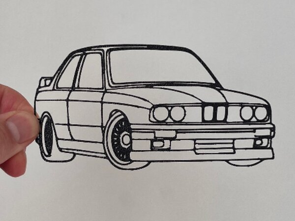 BMW E30 faldekoráció