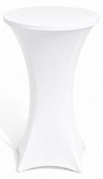 Bárasztal összecsukható Ø60 cm fehér