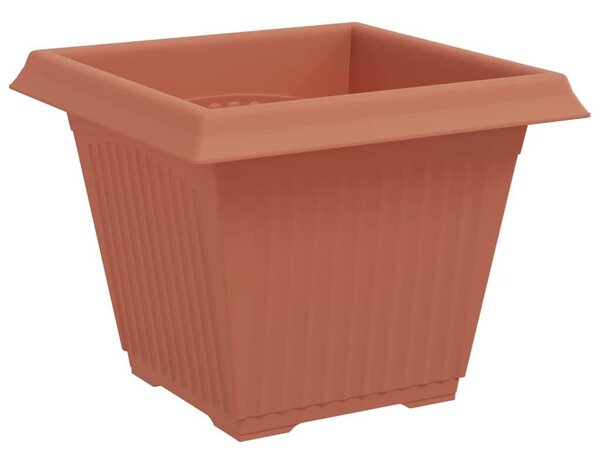 VidaXL Növénycserép 24 pcs Tégla Vörös 38 x 38 x 30 cm Műanyag