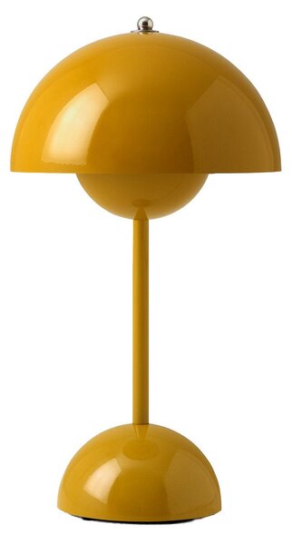 Asztali lámpa &Tradition, Flowerpot VP9, dimmable, Sárga, Nappali, Műanyag, Dizájn