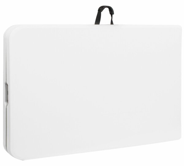 Springos összecsukható kerti asztal, 240cm, fehér