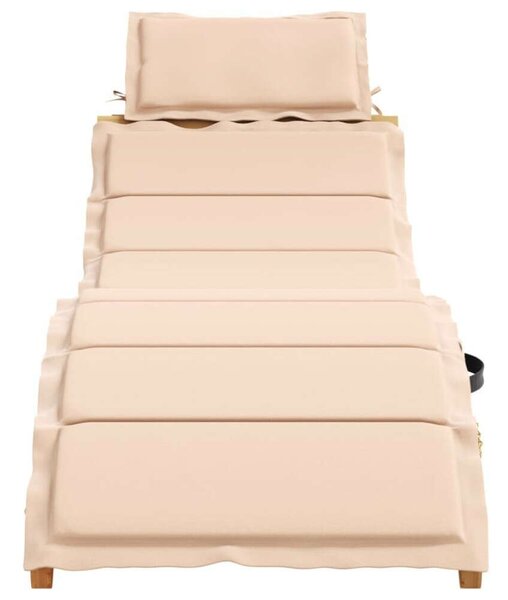 VidaXL Akácfa Napozóágy - 184cm