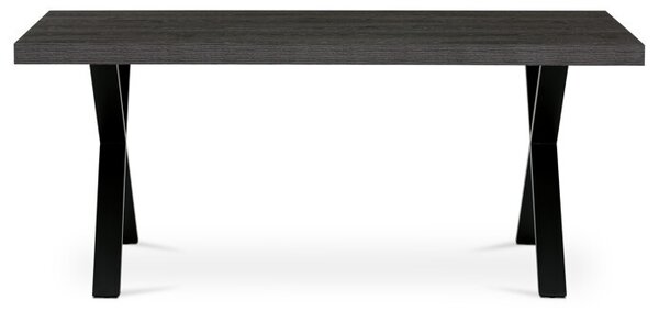 Étkezőasztal 180x90cm, laminált, szürke tölgy, HT-R5316 GREY