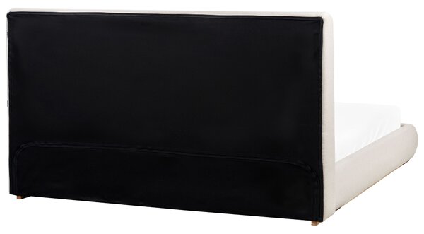 Ágyneműtartós ágy CAMPAGNE Világosbézs 180 x 200 cm