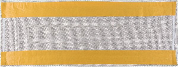Krémszínű pamut lépcsőszőnyeg szett 16 db-os 25x65 cm Tablo Krem – Vitaus