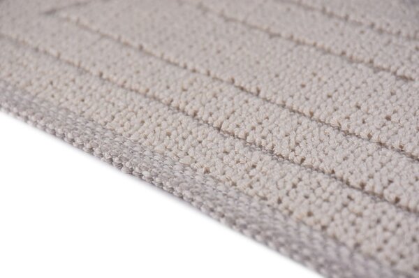 Krémszínű pamut lépcsőszőnyeg szett 16 db-os 25x65 cm Tablo Krem – Vitaus