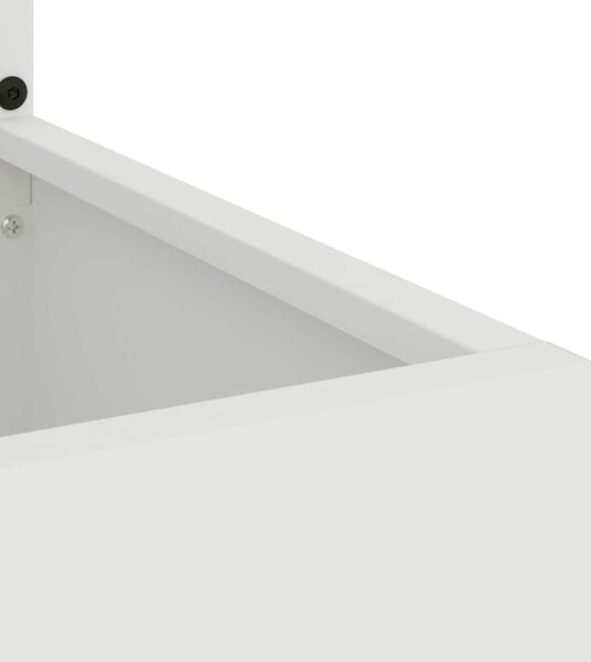 VidaXL Kerti paraván fehér 50 x 32 x 150 cm