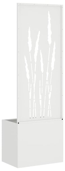 VidaXL Áttört fehér kerti paraván 50 x 140 cm