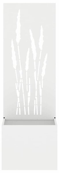 VidaXL Áttört fehér kerti paraván 50 x 140 cm