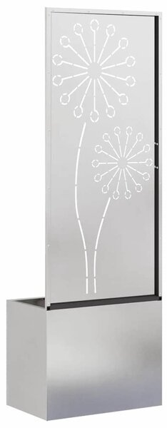 VidaXL Ezüst színű kerti paraván 50 x 140 cm