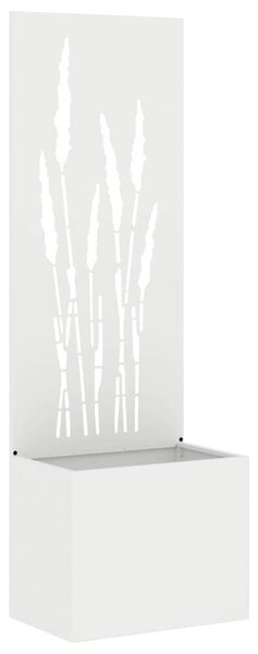 VidaXL Áttört fehér kerti paraván 50 x 140 cm