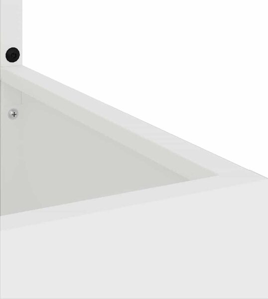 VidaXL Áttört fehér kerti paraván 50 x 140 cm