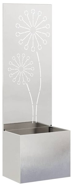 VidaXL Ezüst színű kerti paraván 50 x 140 cm