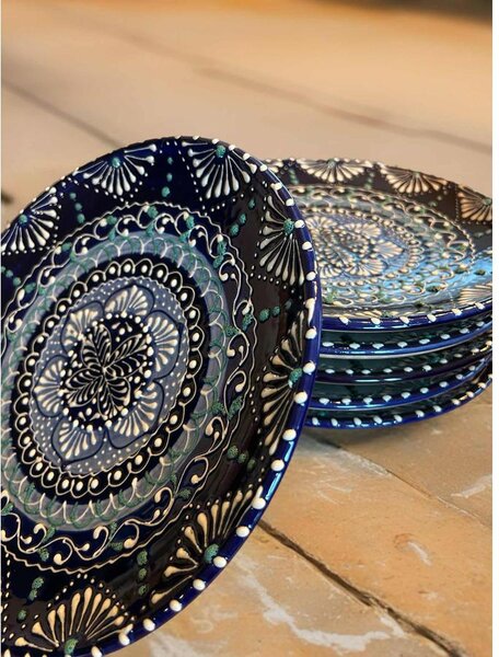 Lapos tányér 26 cm méretben "surtido color"