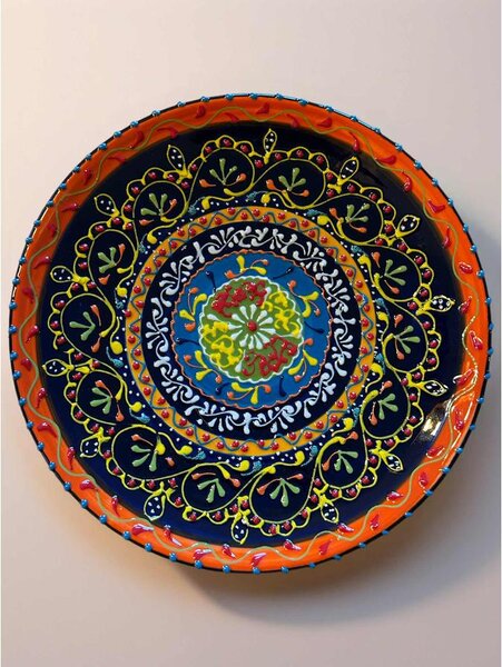 Lapos tányér 26 cm méretben "surtido color"