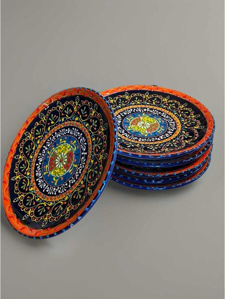 Lapos tányér 26 cm méretben "surtido color"