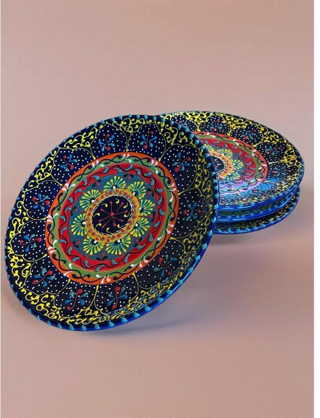 Sötétkék lapos tányér 26 cm – "surtido color"