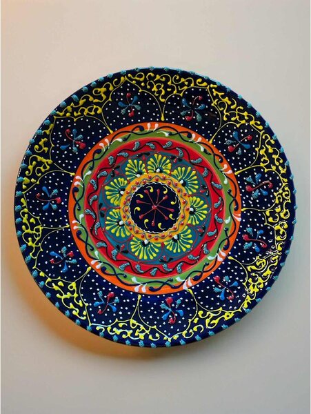 Sötétkék lapos tányér 26 cm – "surtido color"