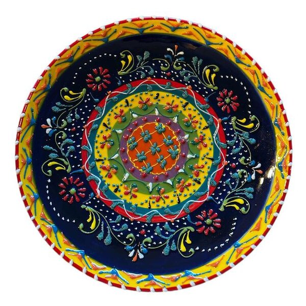 Sárga lapos tányér 26 cm – "surtido color"