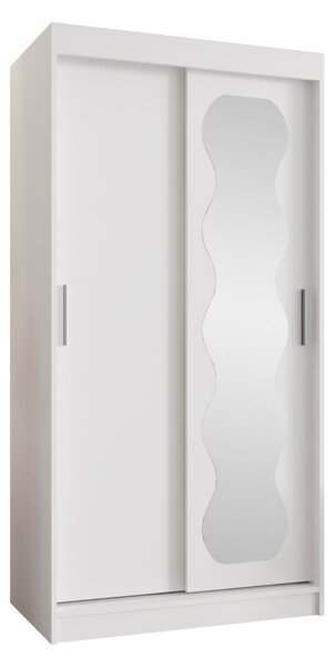 Gardróbszekrény Hartford 578, Laminált forgácslap, 200x100x62cm, Fehér