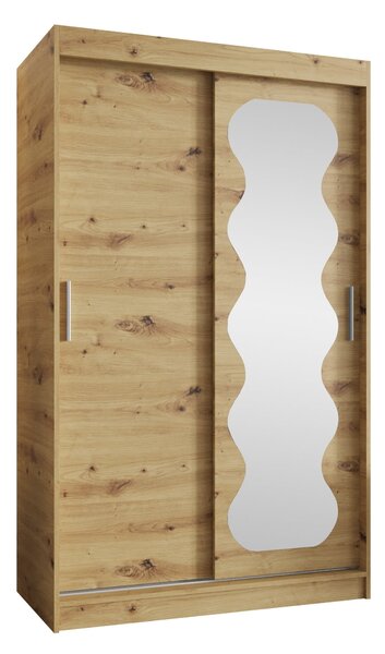 Gardróbszekrény Hartford 578, Laminált forgácslap, 200x120x62cm, Artisan tölgy