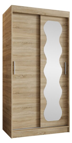 Gardróbszekrény Hartford 578, Laminált forgácslap, 200x100x62cm, Sonoma tölgy