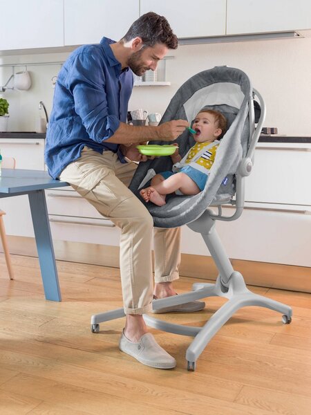 Chicco Baby Hug Air 4in1 bölcső-pihenő-etetőszék-fotel 0h + Aquarelle