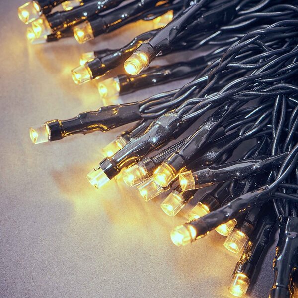 80 LIGHTS kültéri LED égősor fekete, 80 égő