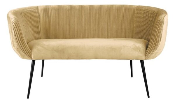 Bézs színű kanapé bársony felülettel Majestic - Leitmotiv