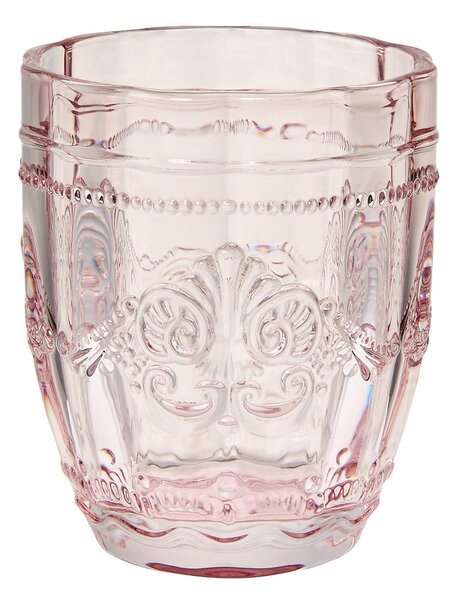 VICTORIAN vizes pohár rózsaszín 250 ml
