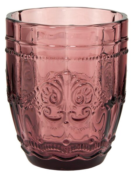 VICTORIAN vizes pohár, bordó 250 ml